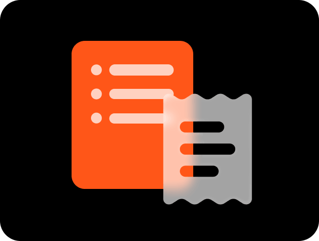 Detailed trade receipts